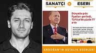 "Erdoğan Sayesinde" Çıkartmalarını Hazırlayan Mahir Akkoyun Şimdi de "Sanatçı ve Eseri" Serisiyle Gündemde