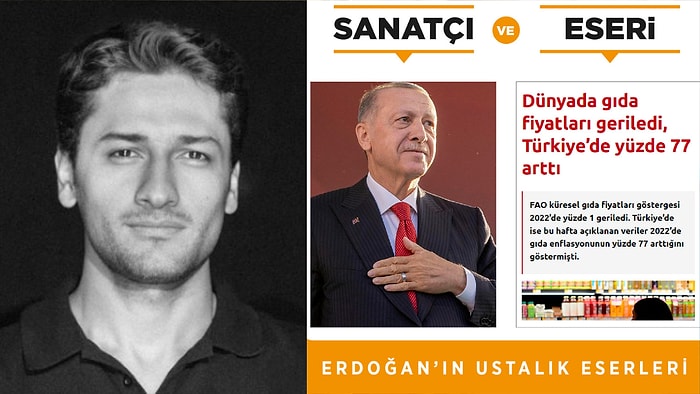 "Erdoğan Sayesinde" Çıkartmalarını Hazırlayan Mahir Akkoyun Şimdi de "Sanatçı ve Eseri" Serisiyle Gündemde