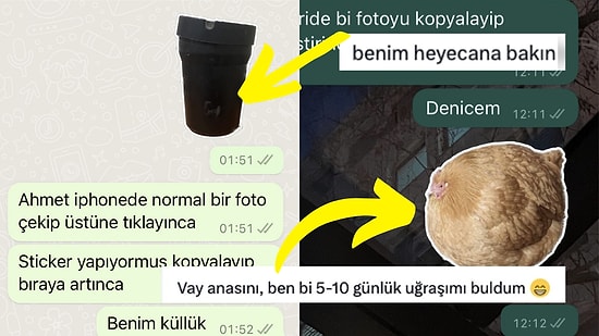 WhatsApp'te Sticker Yapmanın Kolay Yolunu Bulan Kullanıcıların Birbirinden Komik Paylaşımları