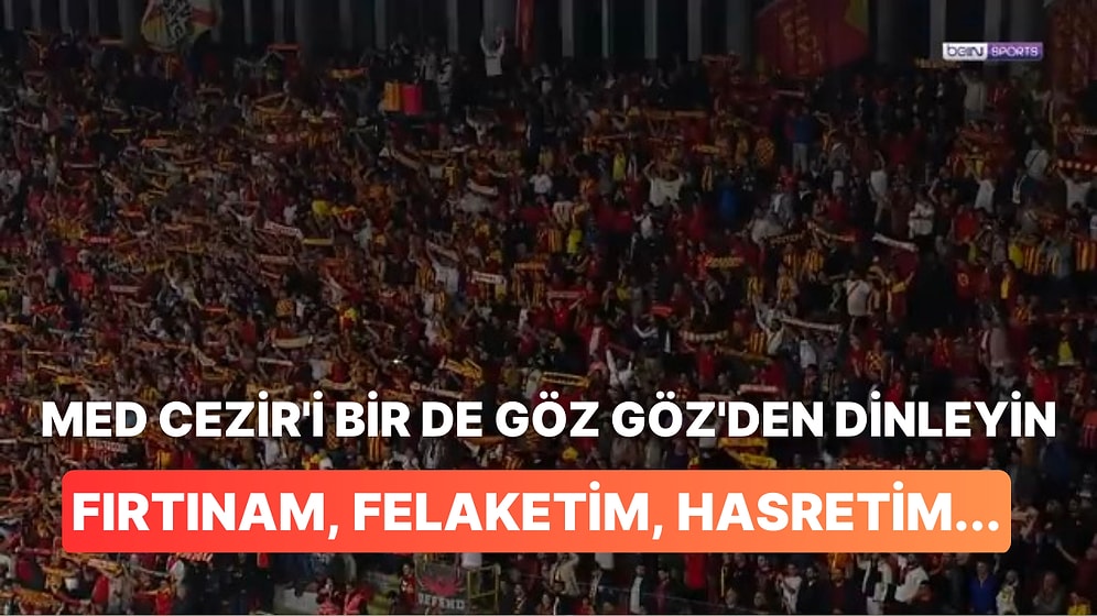 Eyüpspor Maçı Seremonisinde Göztepe Taraftarlarından Tüyleri Diken Diken Eden 'Med Cezir' Performansı