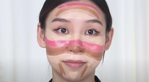 Как сделать радужный контуринг: