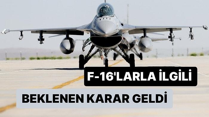 ABD, Türkiye'ye F-16 Modernizasyon Kitlerinin Satışına Onay Verdi