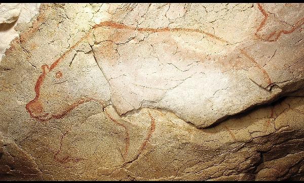 3. Chauvet Mağaraları'ndan bir ayı resmi, Fransa, MÖ 30.000.
