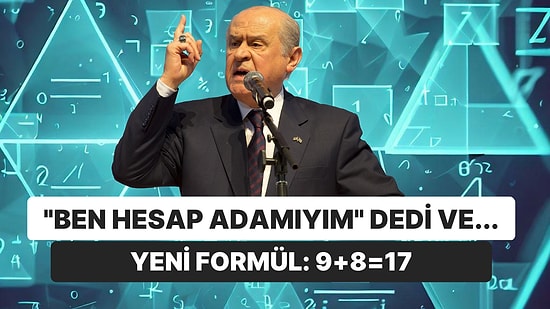 "Ben Hesap Adamıyım" Diyen Devlet Bahçeli Kürsüden Yine Formül Verdi