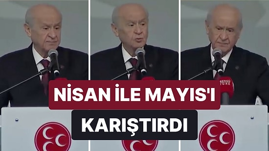 Devlet Bahçeli Katıldığı İftar Programında Yaptığı Seçim Hesabında Nisan ile Mayıs'ı Karıştırdı