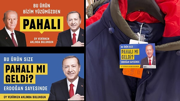 Mahir Akkoyun, ‘Bu ürün pahalı mı geldi? Erdoğan sayesinde’ çıkartmaları sonrasında gözaltına alınıp serbest bırakılmıştı.