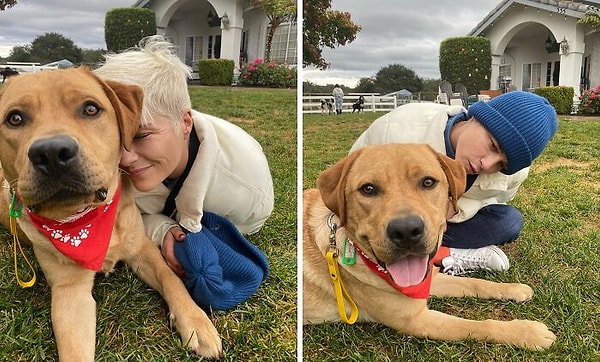 36. Сельма Блэр со Скаутом