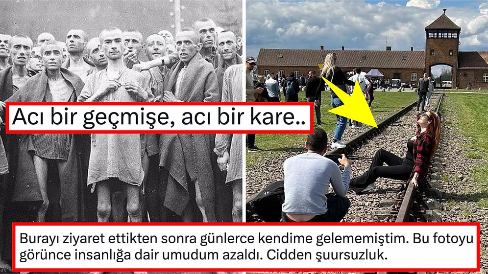 Tarihin En Acı Anlarına Şahit Olan Auschwitz Toplama Kampı'ndaki Turist Pozları Tepkilerin Odağında