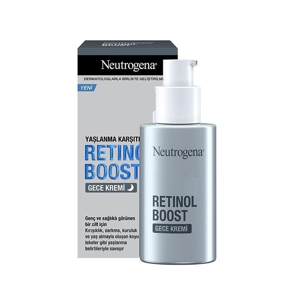 4. Neutrogena retinol boost yaşlanma karşıtı gece kremi