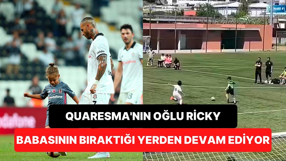 Aynı Babası! Ricardo Quaresma’nın Oğlu Ricky Yeteneğiyle Futbolseverleri Kendine Hayran Bıraktı