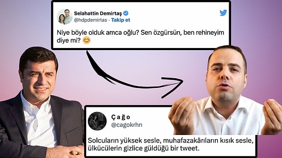 Selahattin Demirtaş'ın Özgür Demirtaş'a Yaptığı "Amca Oğlu" Şakası Okunma Rekoru Kırınca Tepkiler Gecikmedi