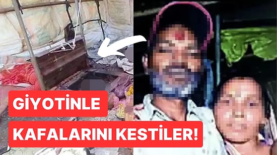 Kendi Kafalarını Giyotinle Kesip Ateşe Attılar: Akılalmaz Çiftin Garip Kurban Ritüeli Herkesi Şoke Etti!