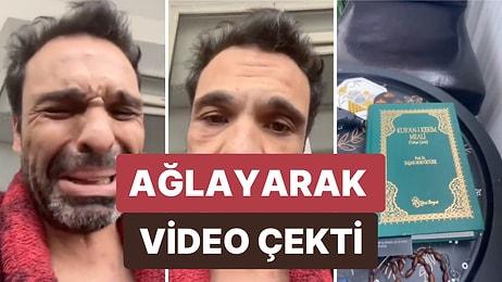 Eşini ve Baldızını Darp Ettiği İddia Edilen Okan Karacan "Allah'a Sığınıyorum" Diyerek Tespihli Video Paylaştı