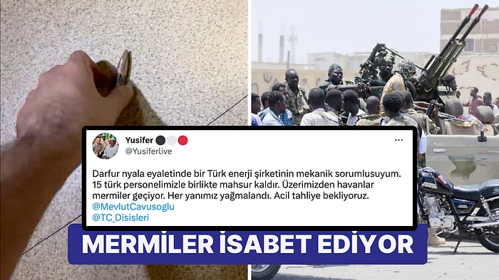 Sudan'da İç Savaşın Ortasında Kalan Türkler Tahliye Edilmeyi Bekliyor