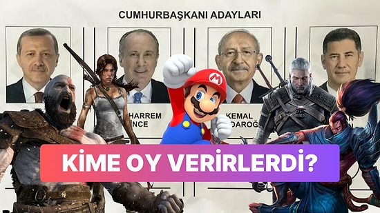 Dev Anket! Oyun Karakterleri Hangi Cumhurbaşkanı Adayına Oy Verirdi?