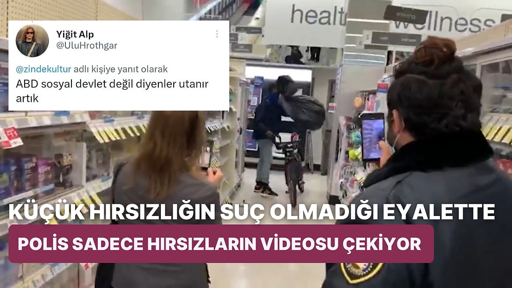 Amerika'da Hırsızlığın Suç Sayılmadığı Eyaletlerdeki Çalma Videoları Dünya Gündeminde