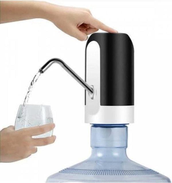 10. Taşınabilir şarjlı otomatik damacana su pompası