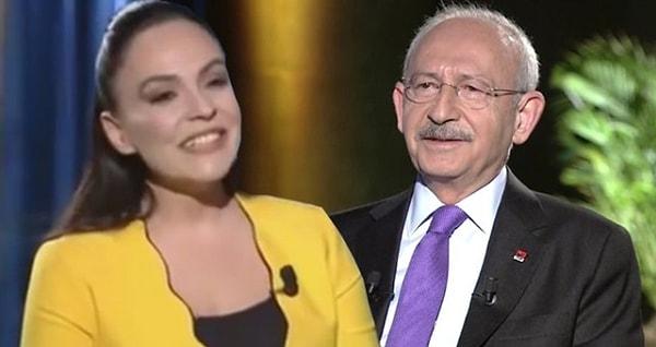 Yerel seçimlerden önce Kemal Kılıçdaroğlu ile yaptığı röportajda kahkahalar atan Buket Aydın, bu tavırlarıyla epeyce konuşuldu.