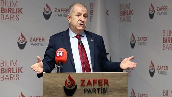Yeneroğlu’nun sözlerine Zafer Partisi Genel Başkanı Özdağ da şu ifadelerle tepki gösterdi: