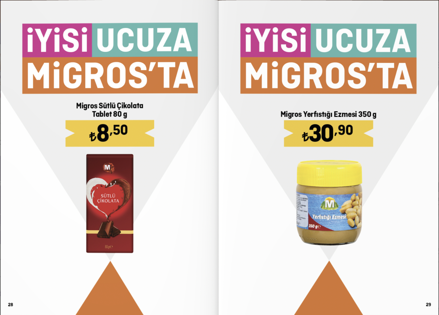 Migros Yerfıstığı Ezmesi 350 g 30,90 TL.