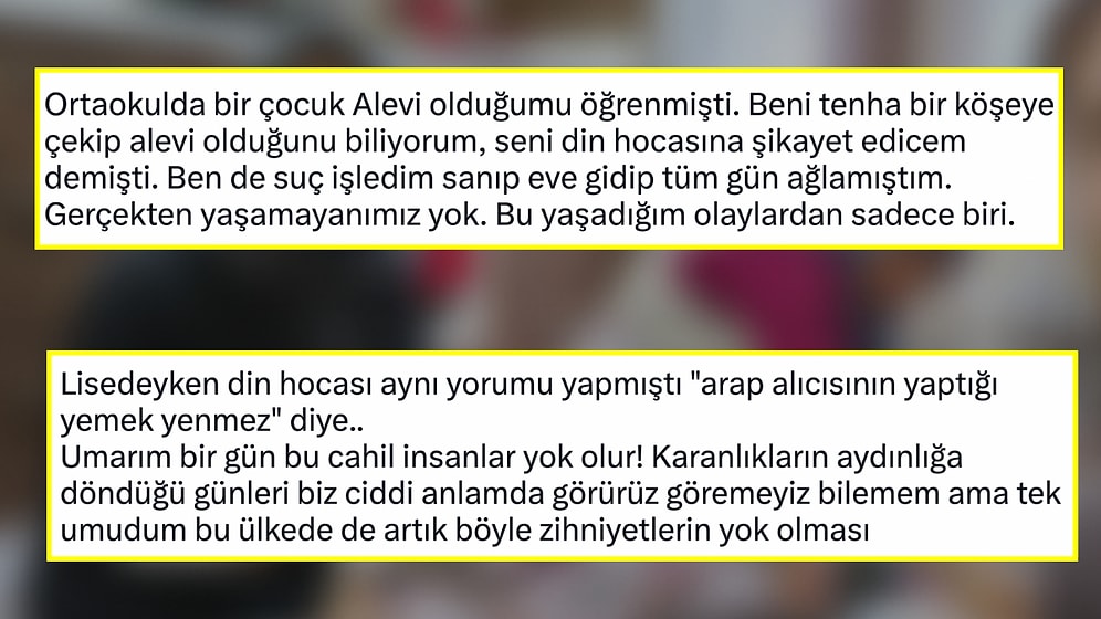 Alevi Oldukları İçin Toplum Tarafından Yaşadıkları Ayrımcılığı Paylaşarak İnsanlıktan Utandıran Kişiler