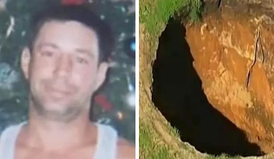 Мужчину объявили погибшим после того, как гигантская воронка поглотила его спальню