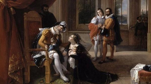 Pedro ve İnes'in aşkları kraliçe Pedro'nun çocuğunu doğururken ölmesi üzerine ortaya çıkmış.