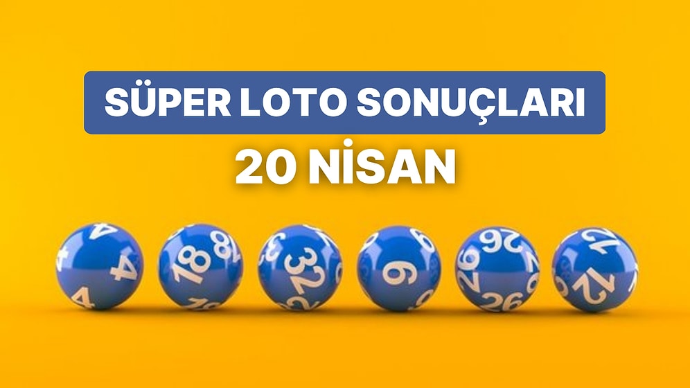 Süper Loto Sonuçları Açıklandı: 20 Nisan Perşembe Süper Loto Sonuçları ve Kazandıran Numaralar