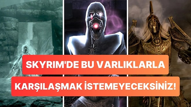 The Elder Scrolls V: Skyrim'de Bu Gizemli Yaratıkları Daha Önce Gördünüz Mü?