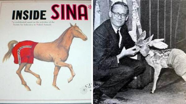 7. 1952-1962 yılları arasında 'Society for Indecency to Naked Animals' yani SINA adlı bir örgüt, çıplak olmasını uygunsuz buldukları hayvanların giydirilmesine yönelik protestolar yapıyorlardı.
