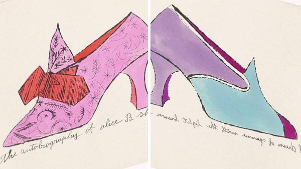Andy Warhol ticari sanat alanındaki kariyerine Glamour dergisi için ayakkabı çizerek başlamıştı.