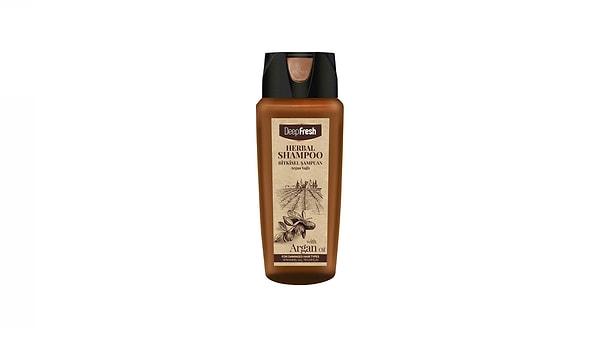 8. Deep Fresh - Herbal Argan Yağı Özlü Yıpranmış Saçlar için Bitkisel Şampuan