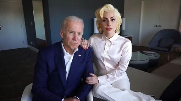 Bu, Biden ve Lady Gaga'nın ilk işbirliği değil.