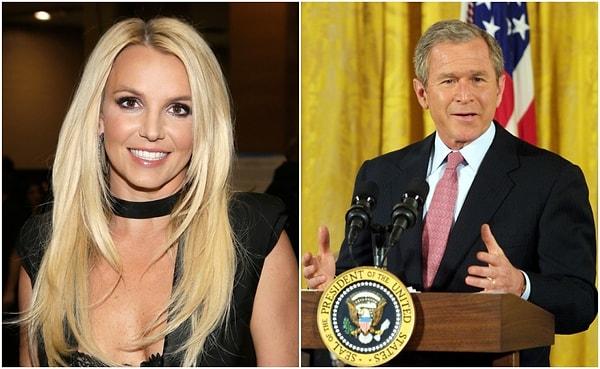 Başkan için çalışan ünlüler teorisi, George W. Bush döneminde de Britney Spears için söyleniyordu.