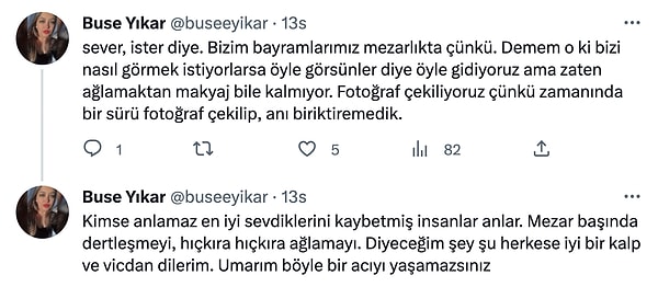 Neyse ki Buse'nin sözleri ders niteliğinde.