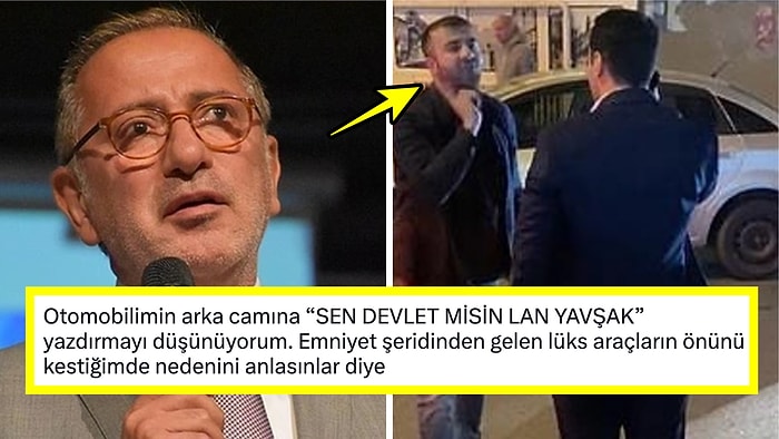 Taksicinin "Sen Devlet misin Lan?" Çıkışına Atıfta Bulunan Fatih Altaylı'nın Sözleri Gündem Oldu!