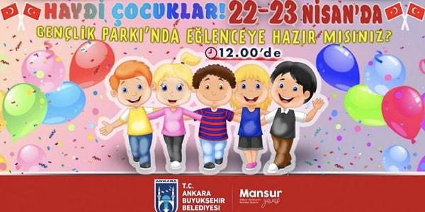 23 Nisan Ankara Etkinlikleri