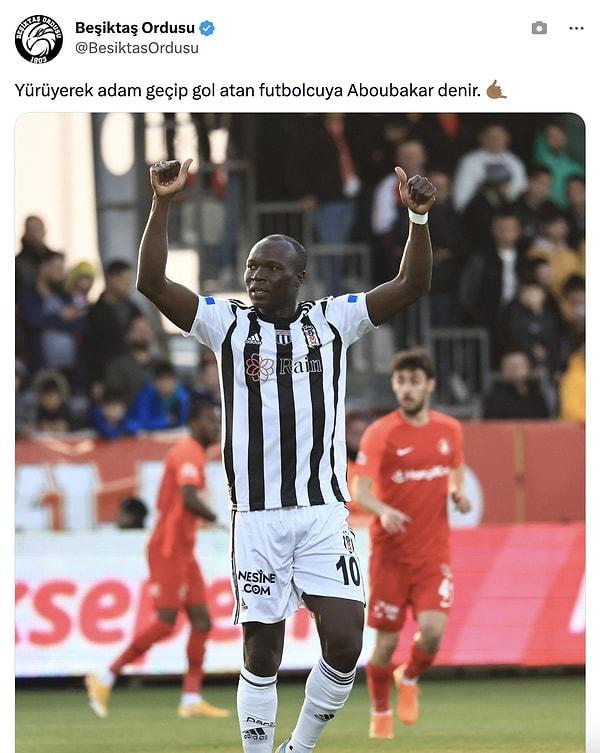 Karşılaşmanın ardından Beşiktaş'a ve Aboubakar'a övgüler dizildi👇