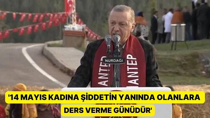 Erdoğan, Yanlışlıkla Kılıçdaroğlu'na Oy İstedi: '14 Mayıs Kadına Şiddetin Yanında Olanlara Ders Verme Günüdür'