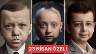 23 Nisan Özel: Yapay Zeka, Siyasilerin ve Ünlü İsimlerin Çocukluk Hallerini Çizdi!