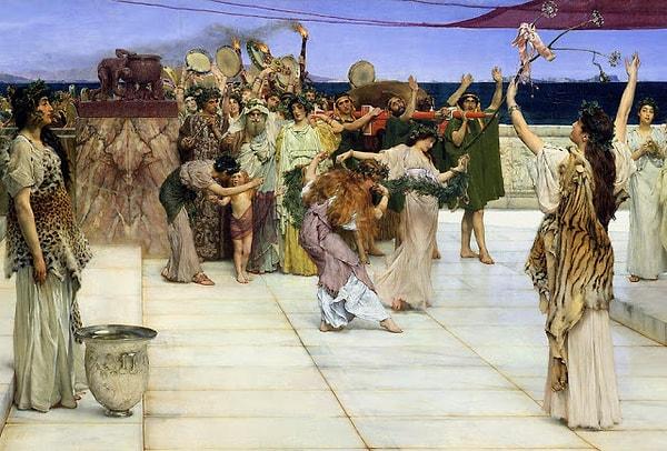 Dionysos'a adanan festivaller arasında en ünlüsü Dionysia'dır.