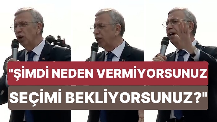 Mansur Yavaş Hükümetin Gençlere İnternet Vereceğin Vaadiyle İlgili Konuştu: "Şimdi Neden Vermiyorsunuz?"