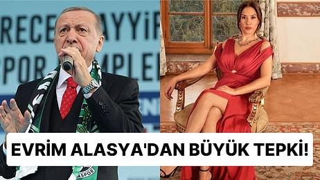 Erdoğan'ın 'Türkiye’yi Suriyelileştirerek Çökertme Hesabını Bozacağız' Söylemine Evrim Alasya Tepki Gösterdi!
