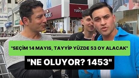 Seçim Tarihindeki Şifreyi Çözdü: 'Seçim Ne Zaman? 14 Mayıs, Tayyip de Yüzde 53 Oy Alacak, Ne Oluyor? 1453'