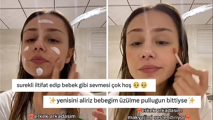 TikTok’ta Sevgilisinin Makyaj Videosunu Seslendiren Kullanıcı İltifatlarıyla Kıskançlık Krizleri Yaşattı!