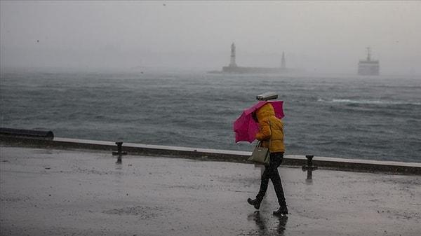 Afet Koordinasyon Merkezi (AKOM) İstanbul'da beklenen hava durumuyla ilgili 5 günlük tahminini paylaştı.