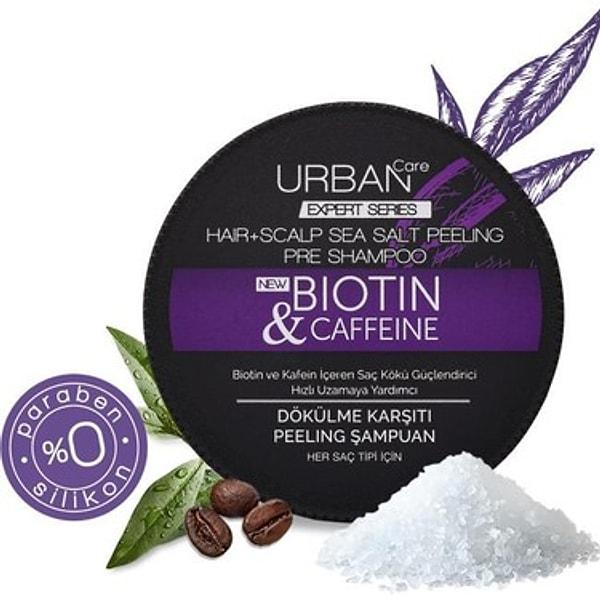 5. Urban Care Expert Biotin ve Kafein İçeren Dökülme Karşıtı Peeling Şampuan