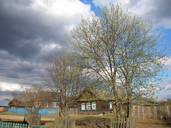 17. Весна в русской деревне также однозначно связана с прекрасными пейзажами.