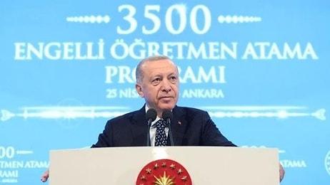 Cumhurbaşkanı Erdoğan: 'Mayıs Ayında 45 Bin Sözleşmeli Öğretmen Ataması Planlıyoruz'
