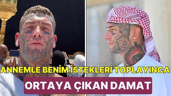 Müslümanlığa Geçtiğini Söyleyerek Kabe'den Selfie Paylaşan Dövmeli Yakışıklı Ortalığı Birbirine Kattı